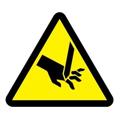 ISO Safety Sign  WARNING  20032011 6 In MISO326VS